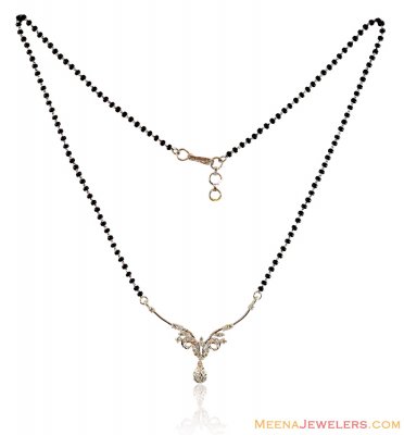 18k Fancy Diamond Mangalsutra ( Diamond MangalSutras )