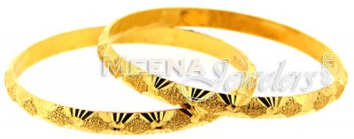 22 Kt Gold Baby Bangle ( Baby Bangles )