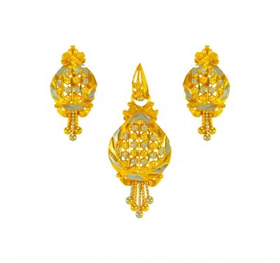 22Kt Gold Pendant Set ( Gold Pendant Sets )