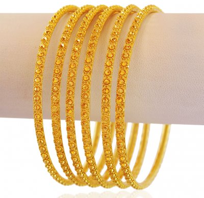 Gold Bangles Set (4Pcs) ( Set of Bangles )