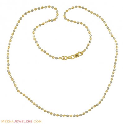 Gold Ball Chain (22 Karat) ( Plain Gold Chains )