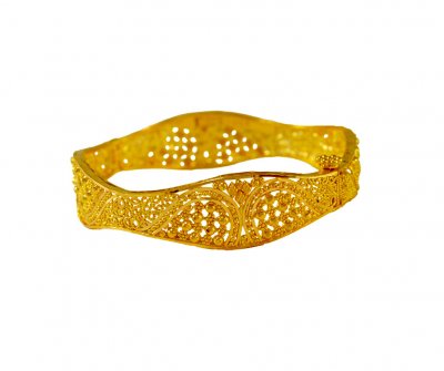 22 Karat Gold Kids Kada  ( Baby Bangles )