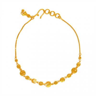 22Kt Gold Fancy Bracelet for Ladies ( Ladies Bracelets )