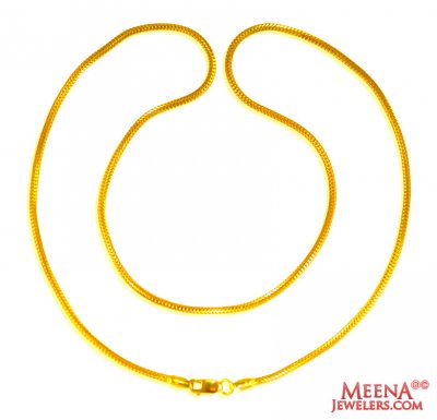 22 kt Gold Chain  ( Plain Gold Chains )