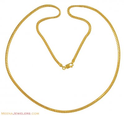 22K Gold Fancy Chain  ( Plain Gold Chains )