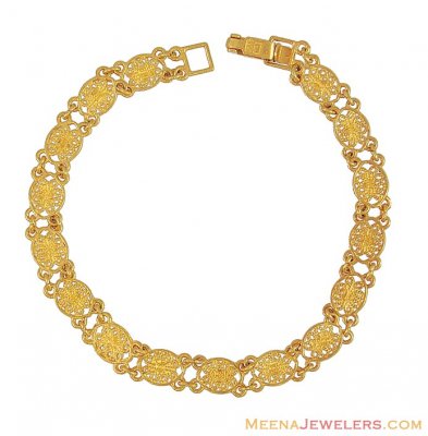 Indian Gold Bracelet (22K) ( Ladies Bracelets )