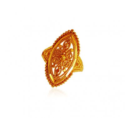 22Karat Gold Baby Girl Ring ( 22Kt Baby Rings )