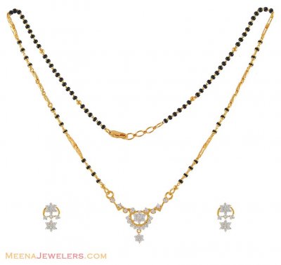 Gold Mangalsutra Set (Star Signity) ( Gold Mangalsutra Sets )