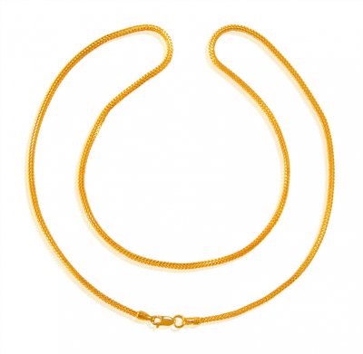 22 Kt Gold Chain  ( Plain Gold Chains )