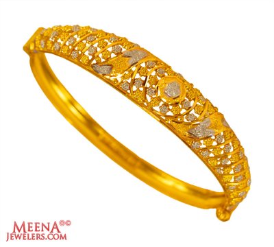 22 Karat Gold Two Tone Kada ( Kadas )