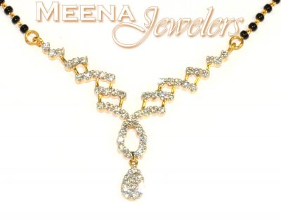 18Kt Gold Diamond Mangalsutra ( Diamond MangalSutras )