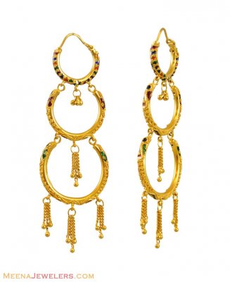 22 Karat Exquisite Earrings ( Exquisite Earrings )