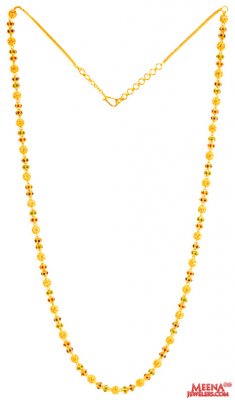 22Kt Gold Meenakari Long Chain ( 22Kt Long Chains (Ladies) )