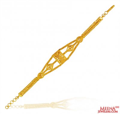 22K  Gold Fancy  Ladies Bracelet ( Ladies Bracelets )