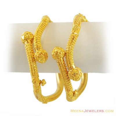 22k Designer Wavy Kada(1 Pc) ( Kadas )