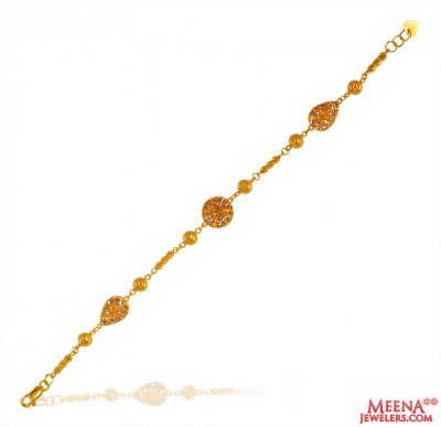 22 Karat Gold Beads Bracelet ( Ladies Bracelets )