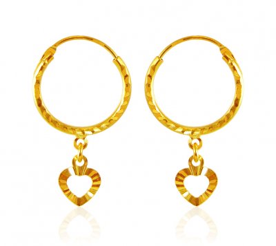 Hoop Earrings 22Kt Gold ( Hoop Earrings )