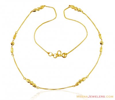 22K Balls Chain ( 22Kt Gold Fancy Chains )