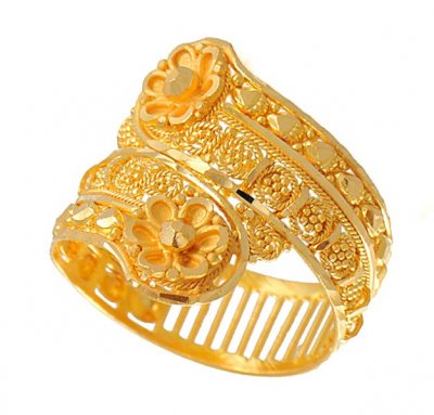 Designer Ladies Gold Ring ( Ladies Gold Ring )