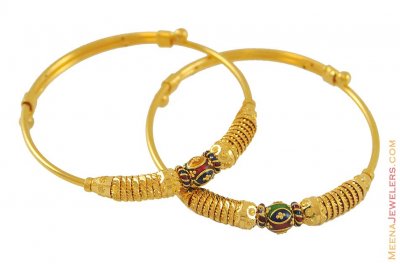 Meenakari Kids Bangle(22k) ( Baby Bangles )