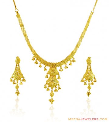 Traditional Indian Gold Set ( 22 Kt Gold Sets )