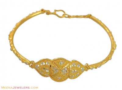 22k 2Tone Filigree Bracelet  ( Ladies Bracelets )