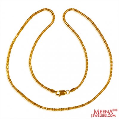 22k Gold Fancy Chain ( Plain Gold Chains )