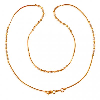 22Kt Gold Fancy Chain ( 22Kt Gold Fancy Chains )