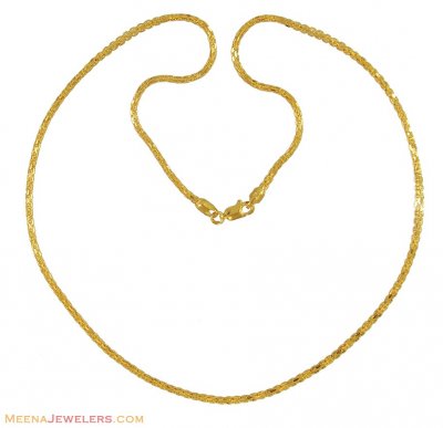 22Kt Gold Chain ( Plain Gold Chains )