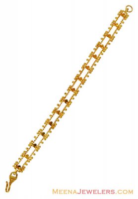 22K Ladies Fancy Heart Bracelet  ( Ladies Bracelets )