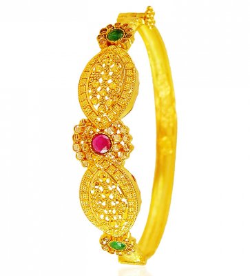 22 Karat Gold Stones Kada ( Kadas )