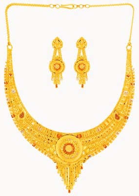 22 Karat Gold Three Tone Set ( 22 Kt Gold Sets )