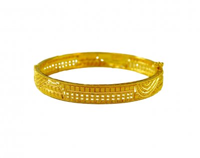 22K Gold Traditional Kada  ( Baby Bangles )