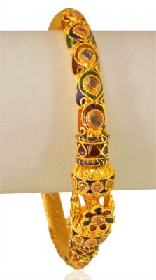 22Kt Gold Meenakari Kada (1PC) ( Kadas )