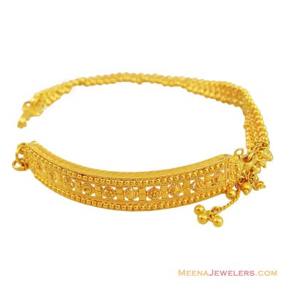 22k Filigree Bangle Bracelet  ( Ladies Bracelets )