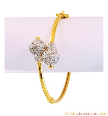 22k Gold Exclusive Signity Bangle ( Stone Bangles )