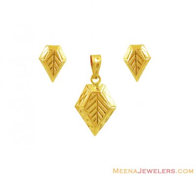 22K Gold Pendent Set ( Gold Pendant Sets )