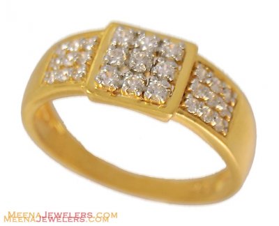 22k Designer Mens Ring ( Mens Signity Rings )