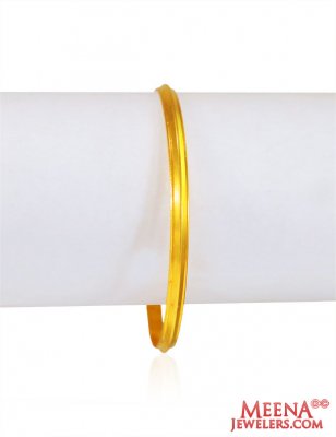 22K Gold Baby Punjabi Kada 1pc ( Baby Bangles )