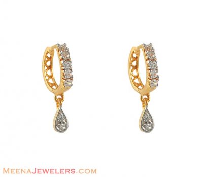 22k Fancy Clip on earring  ( Clip On Earrings )