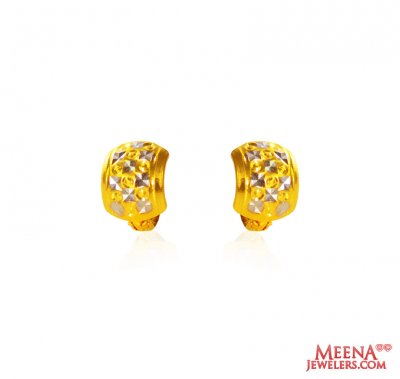 22Kt Gold Clip On Earrings ( Clip On Earrings )