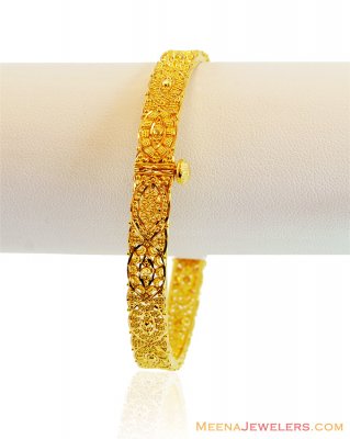 22K Gold Filigree Bangle (1 PC) ( Kadas )