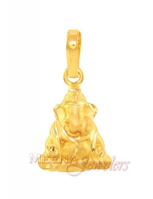 Ganesh Pendant (22K Gold) ( Ganesh, Laxmi and other God Pendants )