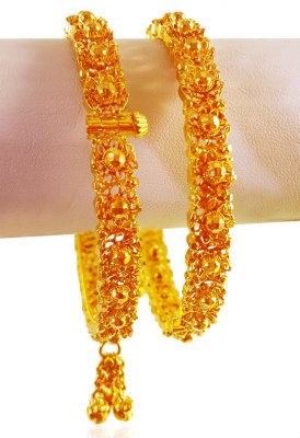 22Kt Yellow Gold Kada(2pcs) ( Kadas )