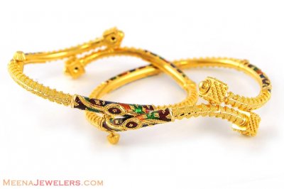 Gold Meenakari Kadas ( Kadas )