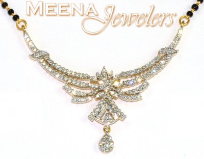 18Kt Gold Diamond Mangalsutra ( Diamond MangalSutras )