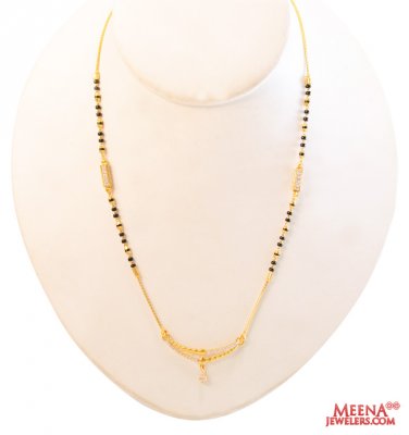 22kt Gold Fancy Mangalsutra ( MangalSutras )