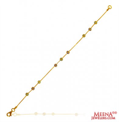 22 Karat Gold Beads Bracelet ( Ladies Bracelets )