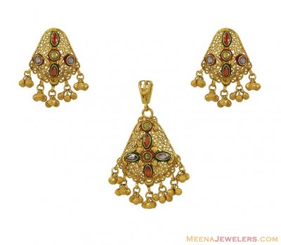 Indian Antique Pendant Set ( Antique Pendant Sets )