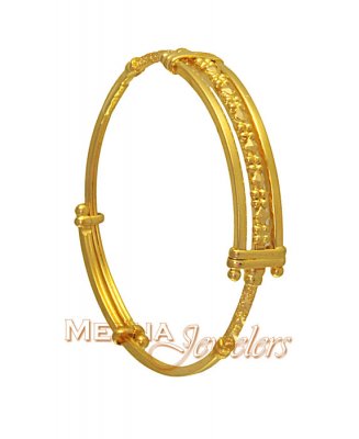 22K Gold Baby Bangle ( Baby Bangles )